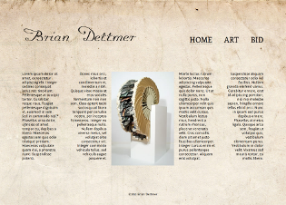 Screenshot of Brian Dettmer site